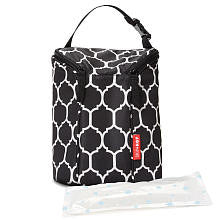 Skip Hop Double Bottle Tote Onyx Tile