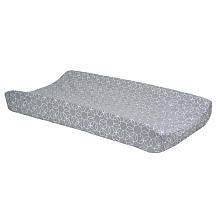 Trend Lab Gray & White Circle Print Changing Pad Cover