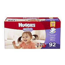 Huggies Little Movers Size 6 Diapers Value Box - 92 Count