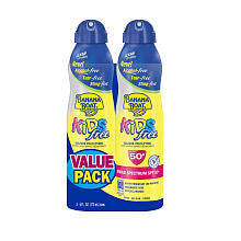 Banana Boat Kids Clear Ultra Mist SunScreen SPF 50 Twin Pack