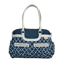 JJ Cole Satchel Diaper Bag in Navy Arbor