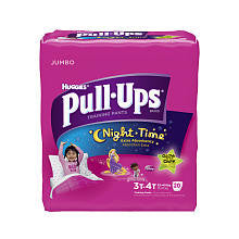 Pull-Ups Night Time Training Pants 3T - 4T Girl - 20 Count