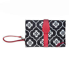 JJ Cole Black Floret Changing Clutch