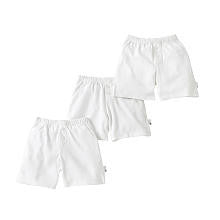 Burt's Bees Baby Boys 3 Pack Organic White Boxers - Toddler