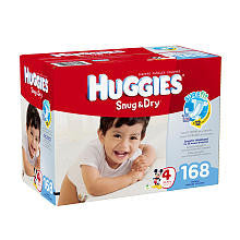 Huggies Snug & Dry Size 4 Diapers Mega Pack - 168 Count