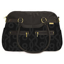 JJ Cole Collections Satchel Bag Black & Gold