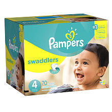 Pampers Swaddlers Size 4 Diapers Super Pack - 70 Count