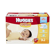 Huggies Little Snugglers Size 2 Super Pack - 92 Count