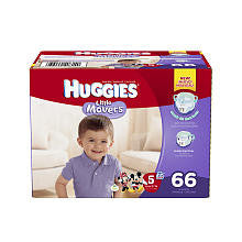 Huggies Little Movers Size 5 Super Pack - 66 Count