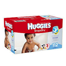 Huggies Snug & Dry Size 3 Super Pack - 112 Count