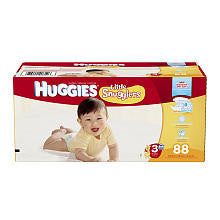 Huggies Little Snugglers Size 3 Super Pack - 88 Count