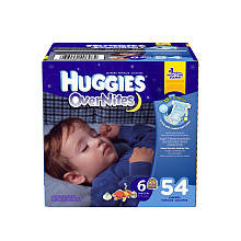 Huggies Overnites Size 6 Super Pack - 54 Count