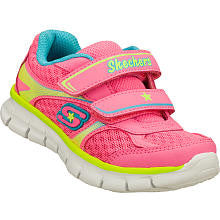 Skechers Girls Hot Pink Synergy Comfy Soles Athletic Sneaker