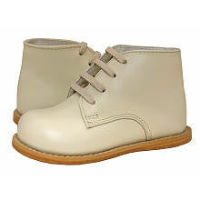 Josmo Boys Beige Leather Lace Up Boots