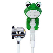 Rubber Duckie & Friends Froggie the Frog Children's Showerhead Bath & Shower Wand