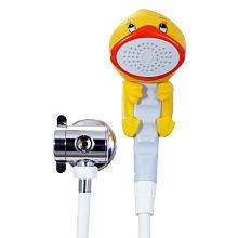 Rubber Duckie & Friends Duckie the Duck Children's Showerhead Bath & Shower Wand