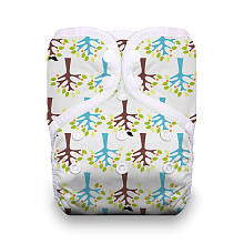 Thirsties Snap One Size Pocket Diaper - Blackbird