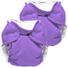 Kanga Care Lil Joey All in One Cloth Newborn Diaper 2 Pack - Amethyst