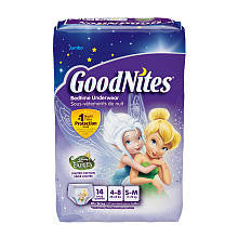 Huggies GoodNites® Small/Medium Bedtime Underwear Girl - 15 Count