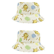 Trend Lab Neutral 2 Pack Dr. Suess' The Lorax Sibling Bucket Hat Set- Infant and Toddler