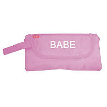 Baby Diaper Clutch Changing Bag - "Babe" Pink