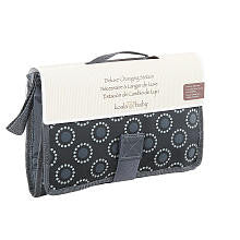 Koala Baby - Black/Gray Print Deluxe Changing Station with Wipes Case