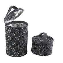 Koala Baby 2 in 1 Bottle Cooler and Food Tote - Black/Gray