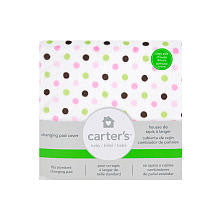 Carter's Pink Multi Dot Changing Pad Cover