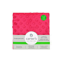 Carter's Solid Changing Pad Covr Magenta