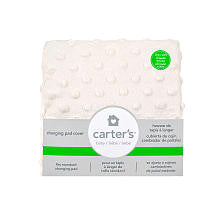 Carter's Solid Changing Pad Cover Ecru