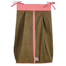 Trend Lab Cocoa Coral Diaper Stacker