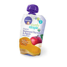 Babies R Us Purely Simple Stage 2 Organic Butternut Squash and Apple Baby Food Pouch