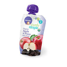 Babies R Us Purely Simple Stage 2 Organic Apple and Prune Baby Food Pouch