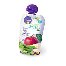 Babies R Us Purely Simple Stage 2 Organic Peas and Apple Baby Food Pouch