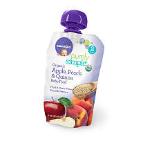 Babies R Us Purely Simple Stage 2 Organic Apple Peach and Quinoa Baby Food Pouch