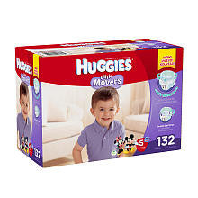 Huggies Little Movers Size 5 Baby Diaper Economy Plus Pack - 132 Count