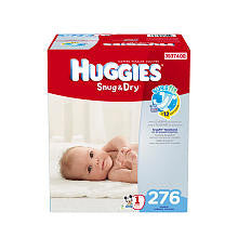 Huggies Snug & Dry Size 1 Baby Diaper Economy Plus Pack - 276 Count