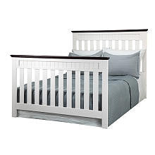 Delta Children Full Size Bed Wood Conversion Rails - Dark Chocolate