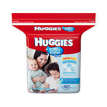 Huggies Simple Clean Scented Wipes - 216 Count