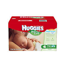 Huggies Natural Care Baby Scented Wipes - 736 Count