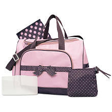 Baby Essentials 4-in-1 Diaper Bag - Pink