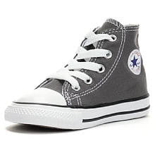 Converse Boys Grey High Top All Star Sneakers