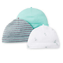 Carter's Boys 3 Pack 'Sly Little Guy' Beanies