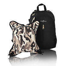 Obersee Rio Diaper Bag Backpack With Detachable Cooler - Black/ Camo