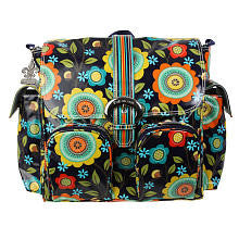 Kalencom Floral Stitches Matte Coated Diaper Bag