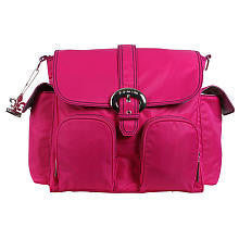 Kalencom Double Duty Fuchsia Nylon Diaper Bag