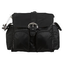 Kalencom Double Duty Black Nylon Diaper Bag