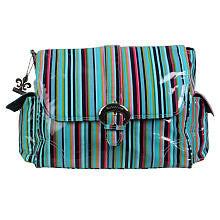 Kalencom Coated Diaper Bag Dixie Stripes