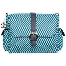 Kalencom Wiggly Stripes Matte Coated Diaper Bag - Beach