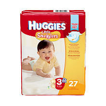 Huggies Little Snugglers Size 3 - 27 Count